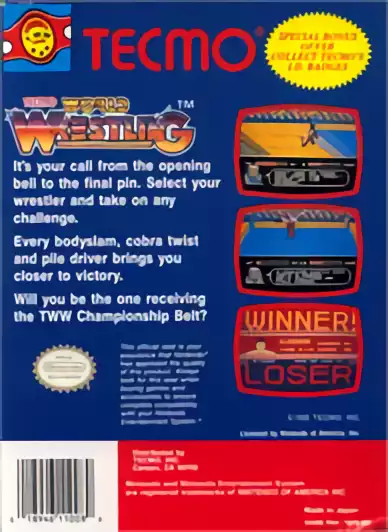 Image n° 2 - boxback : Tecmo World Wrestling