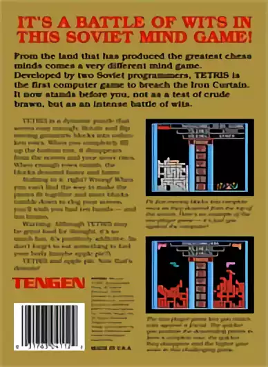 Image n° 2 - boxback : Tetris