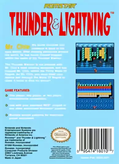 Image n° 2 - boxback : Thunder & Lightning