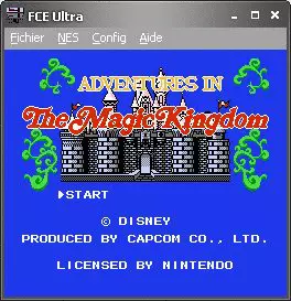 emulateur FCE_Ultra V0.98.10