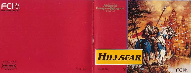 manual for Advanced Dungeons & Dragons - Hillsfar