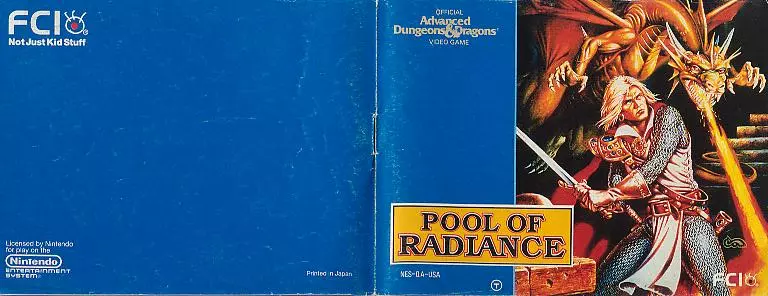 manual for Advanced Dungeons & Dragons - Pool of Radiance
