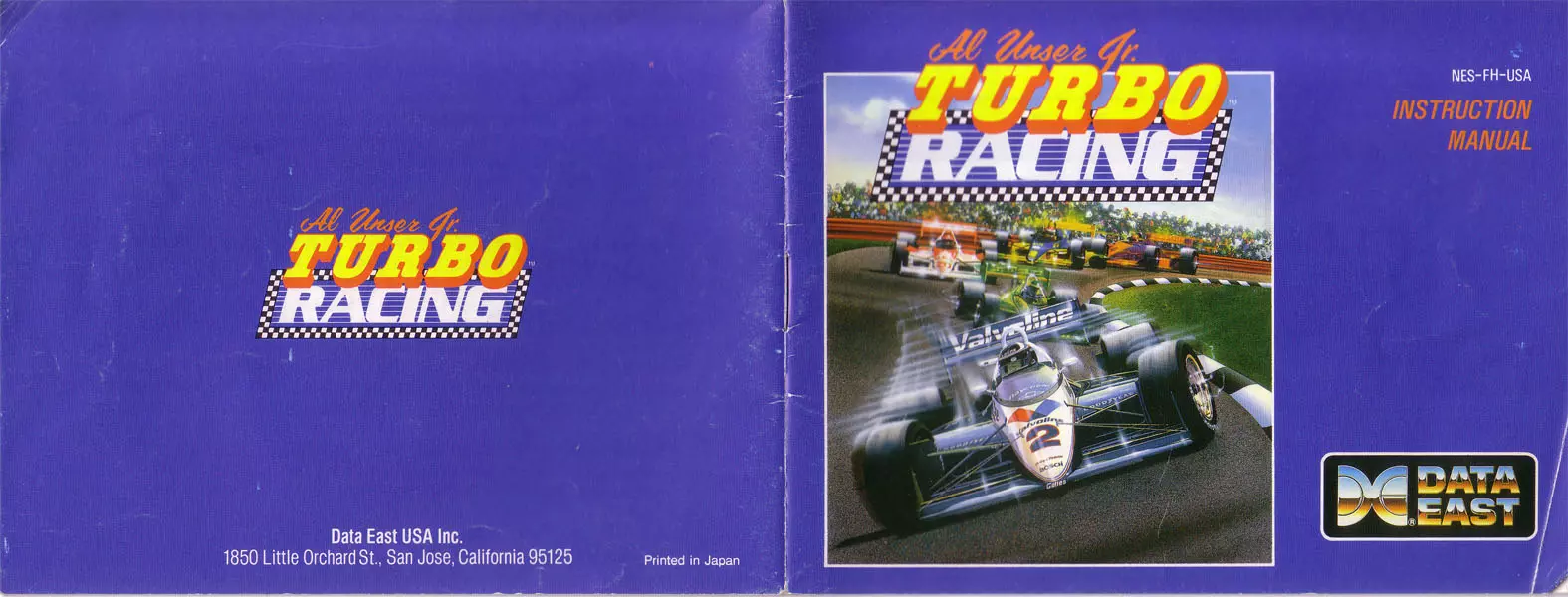 manual for Al Unser Jr. Turbo Racing