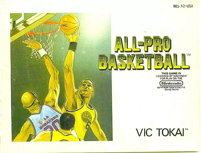 manual for All-Pro Basketball