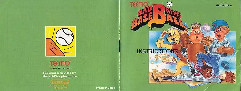 manual for Bad News Baseball