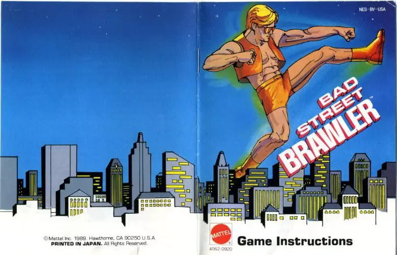 manual for Bad Street Brawler