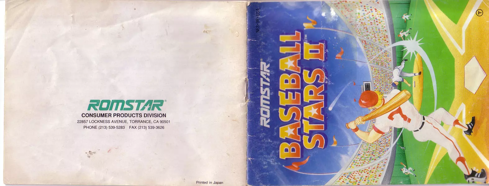 manual for Baseball Stars II