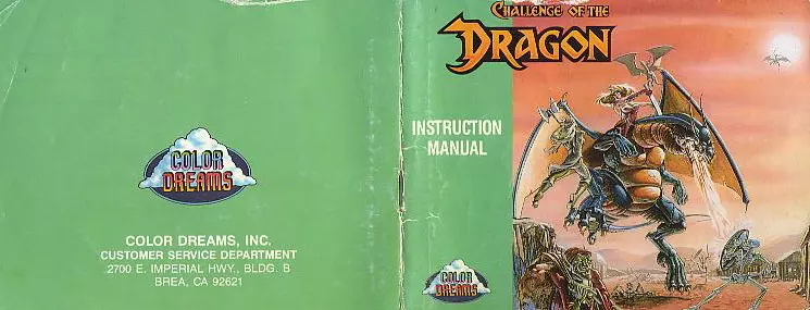 manual for Challenge of the Dragon