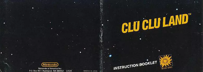 manual for Clu Clu Land