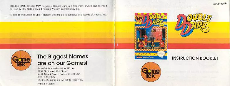 manual for Double Dare