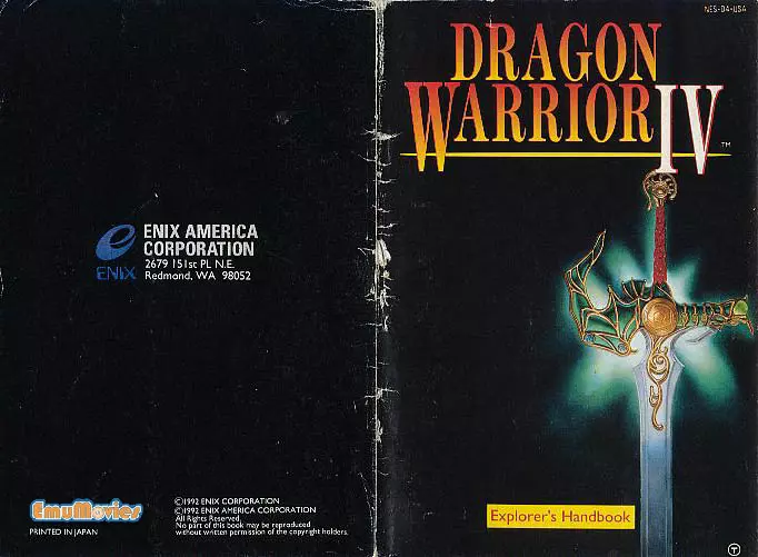 manual for Dragon Warrior IV