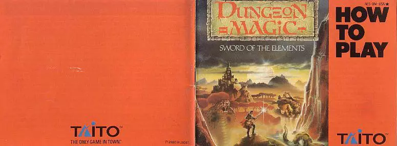 manual for Dungeon Magic - Sword of the Elements