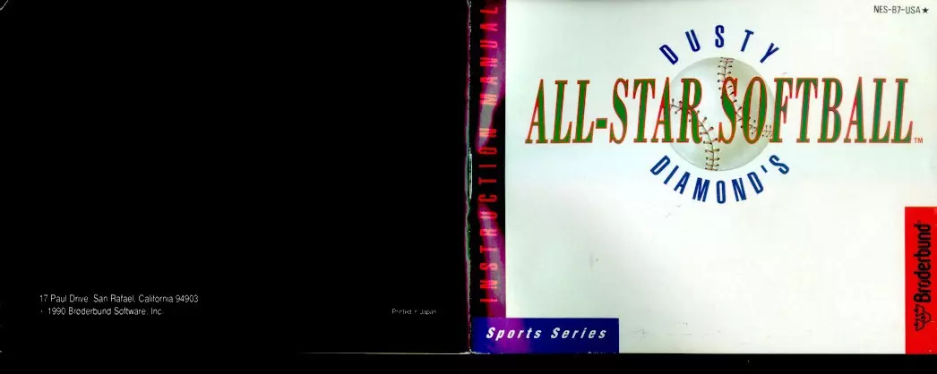 manual for Dusty Diamond's All-Star Softball