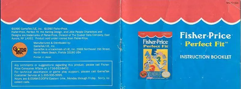 manual for Fisher-Price - Perfect Fit
