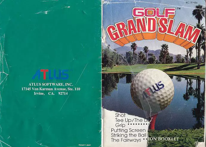 manual for Golf Grand Slam