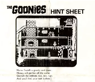 manual for Goonies, The