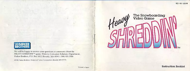 manual for Heavy Shreddin'