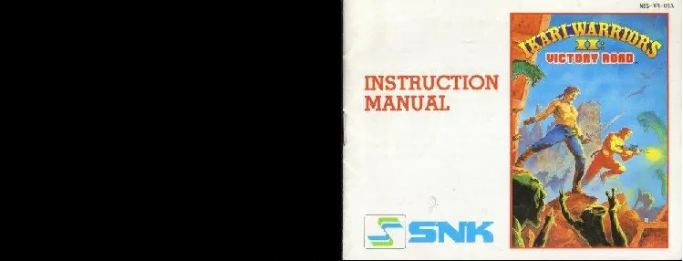 manual for Ikari Warriors II - Victory Road