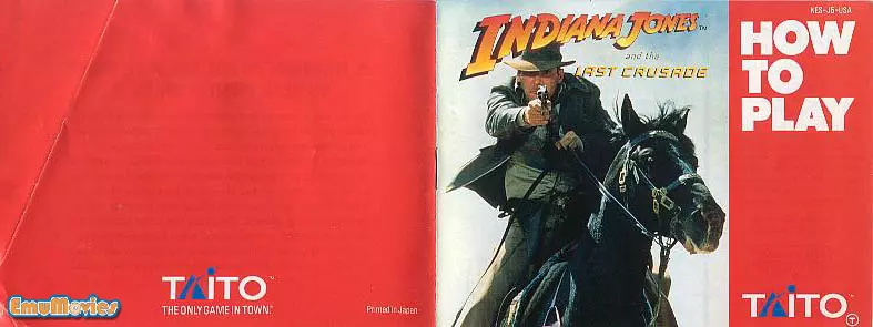 manual for Indiana Jones and the Last Crusade