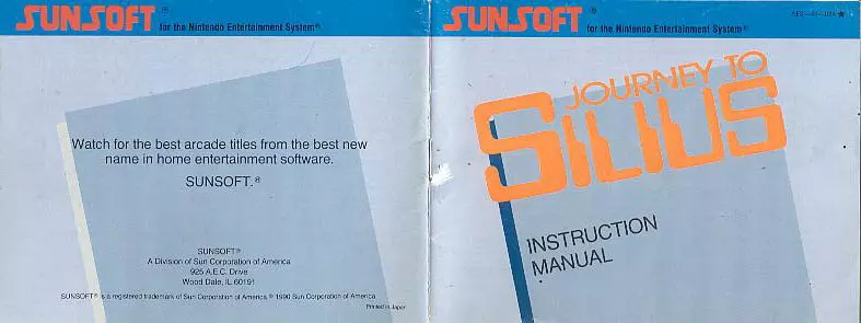 manual for Journey to Silius