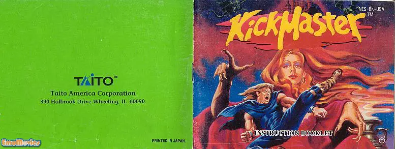 manual for Kick Master