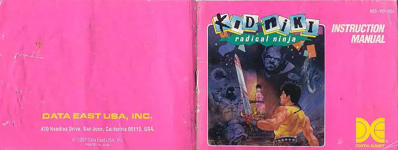 manual for Kid Niki - Radical Ninja
