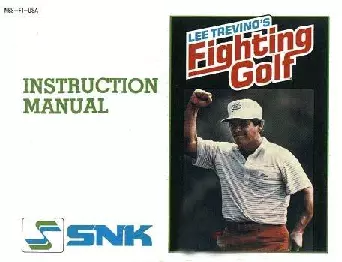 manual for Lee Trevino's Fighting Golf