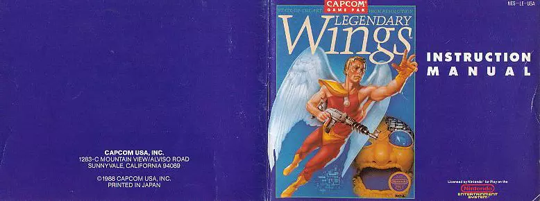 manual for Legendary Wings