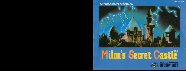 manual for Milon's Secret Castle