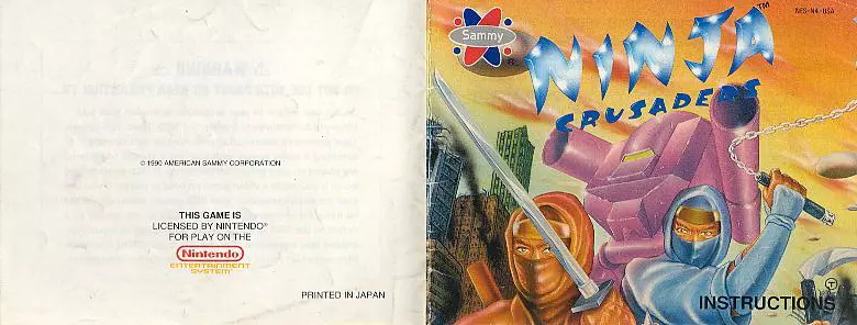 manual for Ninja Crusaders