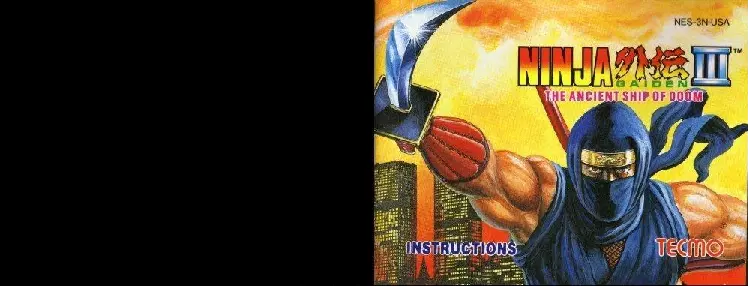 manual for Ninja Gaiden III - The Ancient Ship of Doom