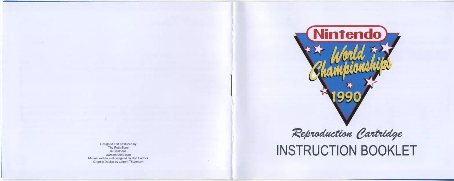 manual for Nintendo World Championships 1990