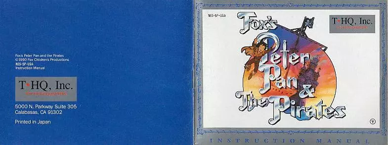 manual for Fox's Peter Pan & the Pirates - The Revenge of Captain Hook