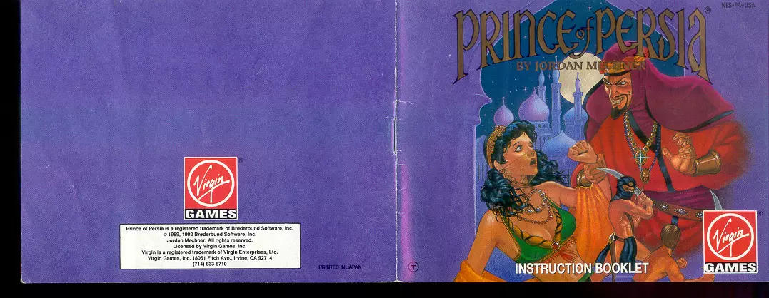 manual for Prince of Persia