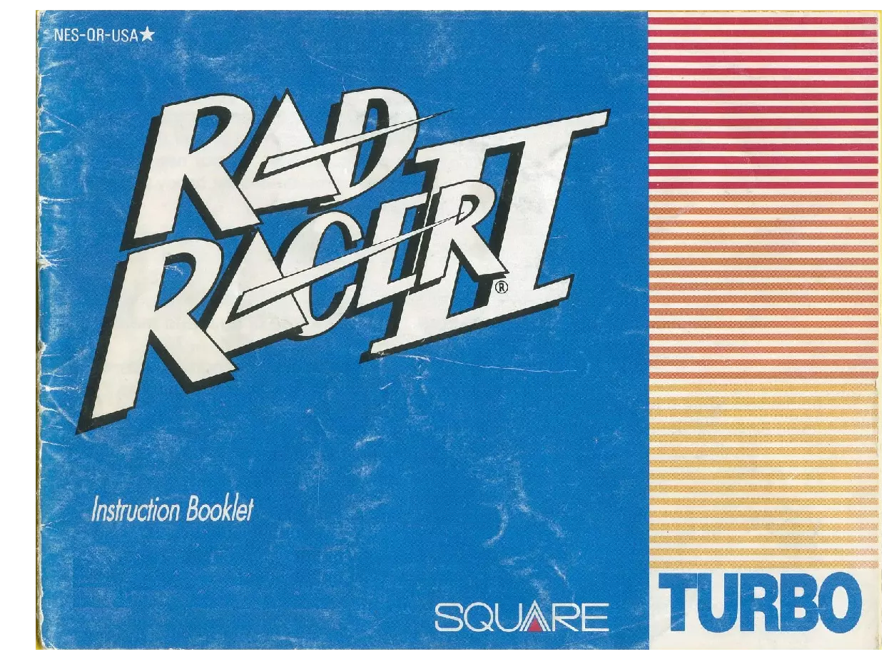 manual for Rad Racer II