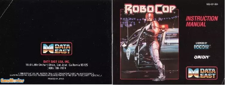 manual for RoboCop