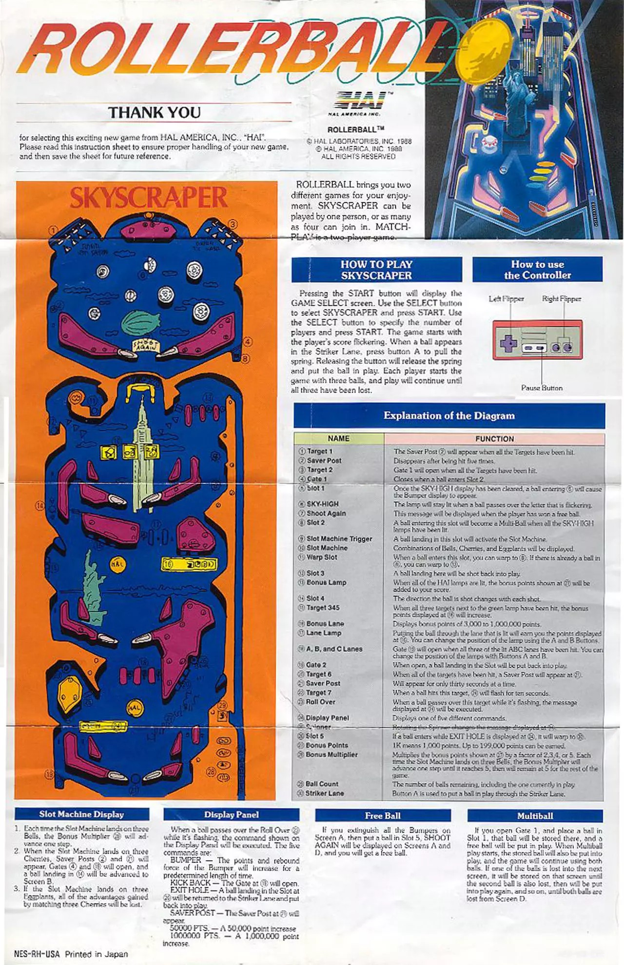 manual for Rollerball