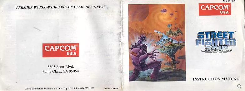 manual for Street Fighter 2010 - The Final Fight
