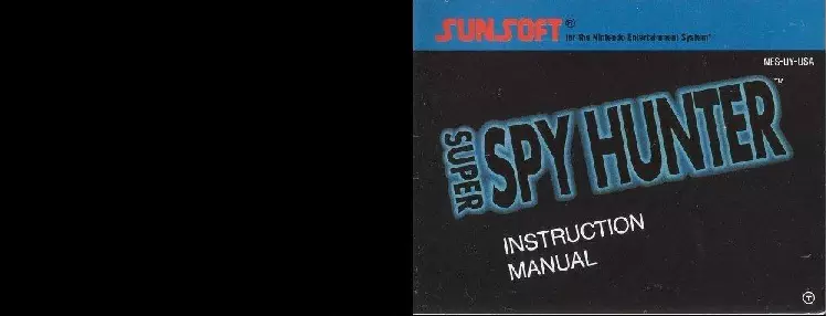 manual for Super Spy Hunter