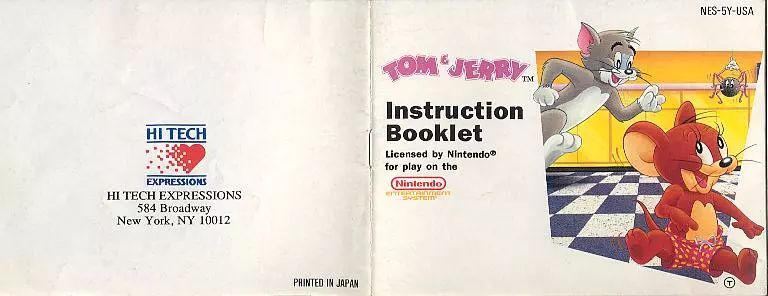 manual for Tom & Jerry and Tuffy