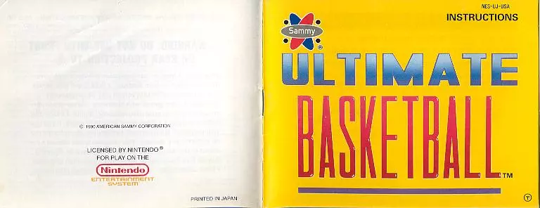 manual for Ultimate Basketball