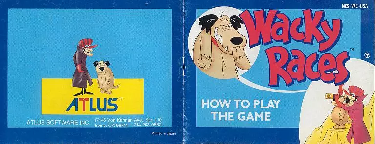 manual for Wacky Races