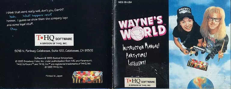 manual for Wayne's World