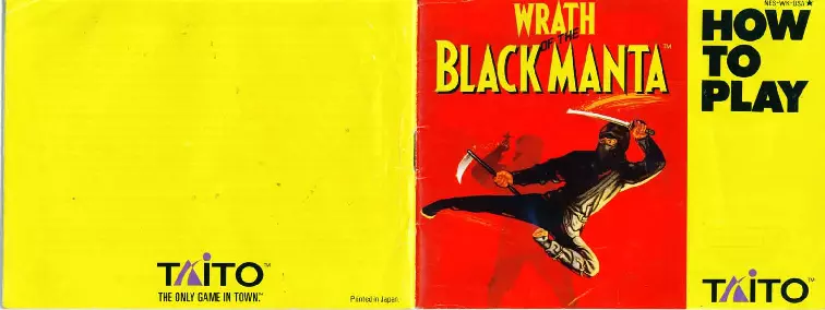 manual for Wrath of the Black Manta