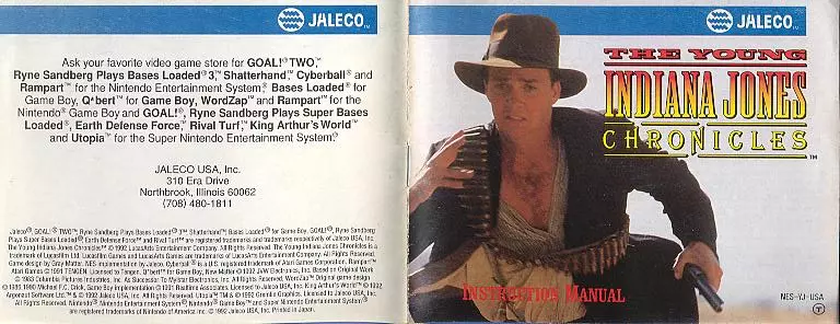 manual for Young Indiana Jones Chronicles, The