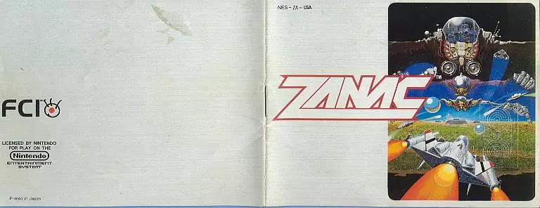 manual for Zanac