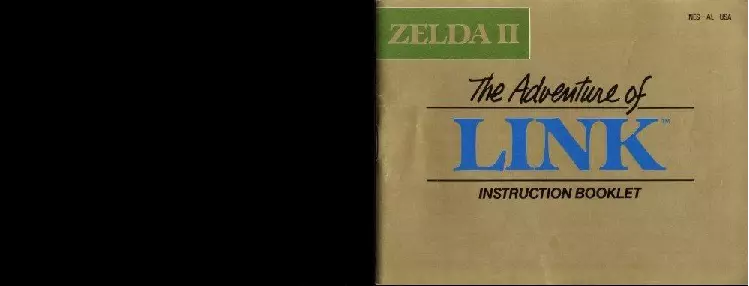 manual for Zelda II, The - The Adventure of Link