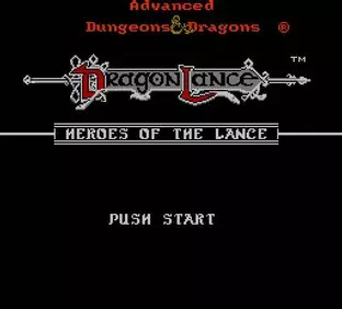 Image n° 4 - screenshots  : Advanced Dungeons & Dragons - Heroes of the Lance