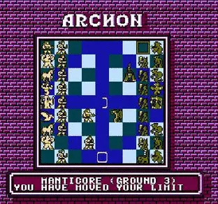 Image n° 9 - screenshots  : Archon - The Light and the Dark