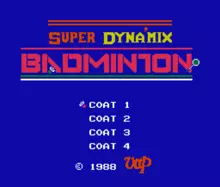 Image n° 3 - screenshots  : Super Dyna'mix Badminton